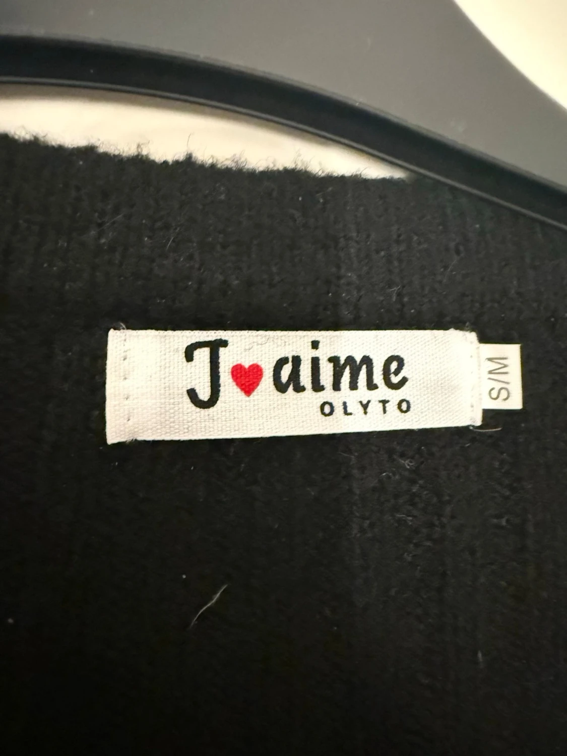 Svart ribbad kofta - 2