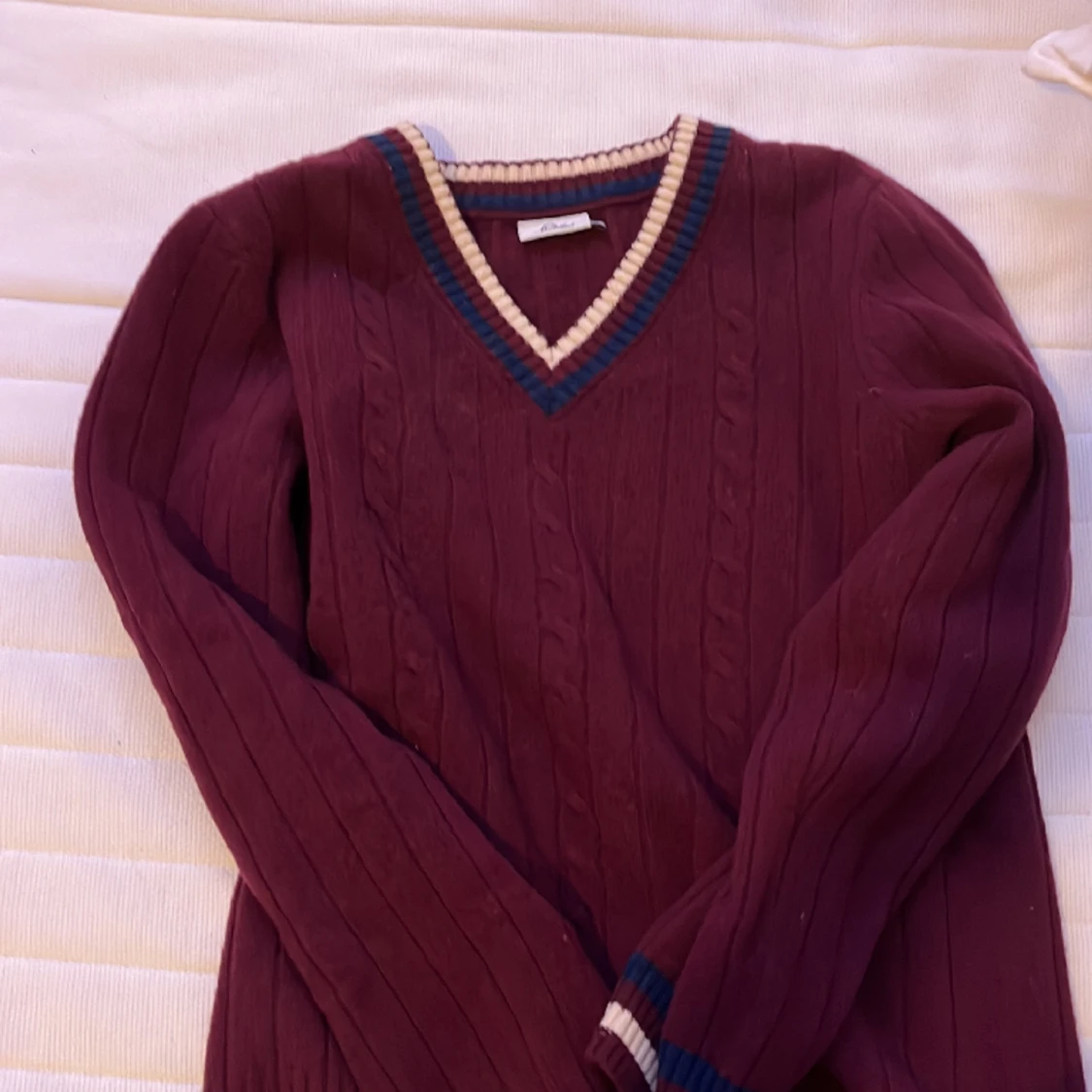 Tjock stickad tröja - 90