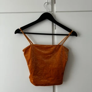 Fest topp - Bra skick! Materialet är sammet så den skimrar väldigt fint :)