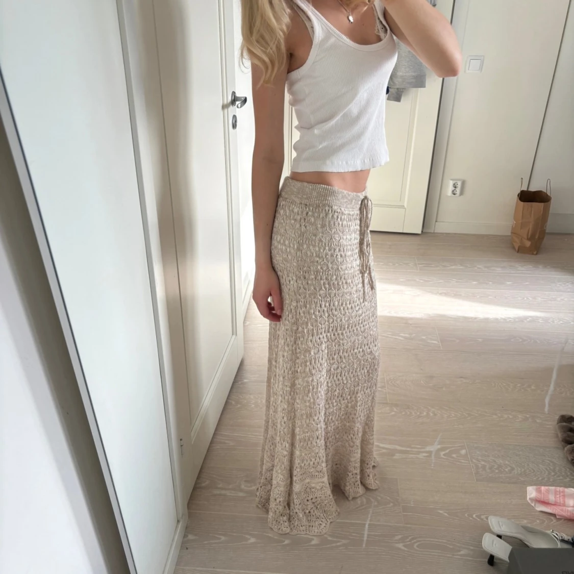 Virkad maxikjol  - 92