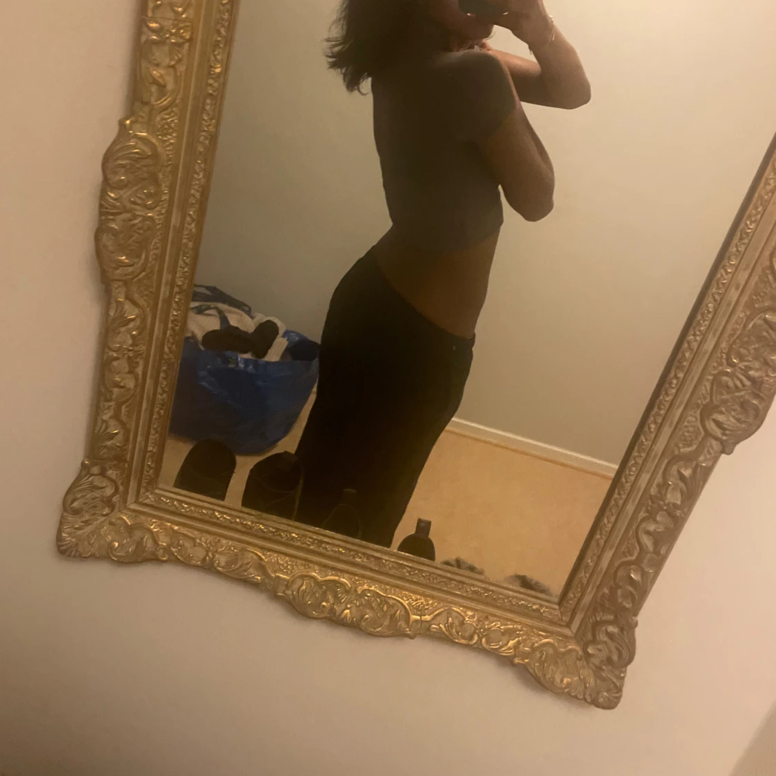 Lågmidjade mjukisbyxor - 91