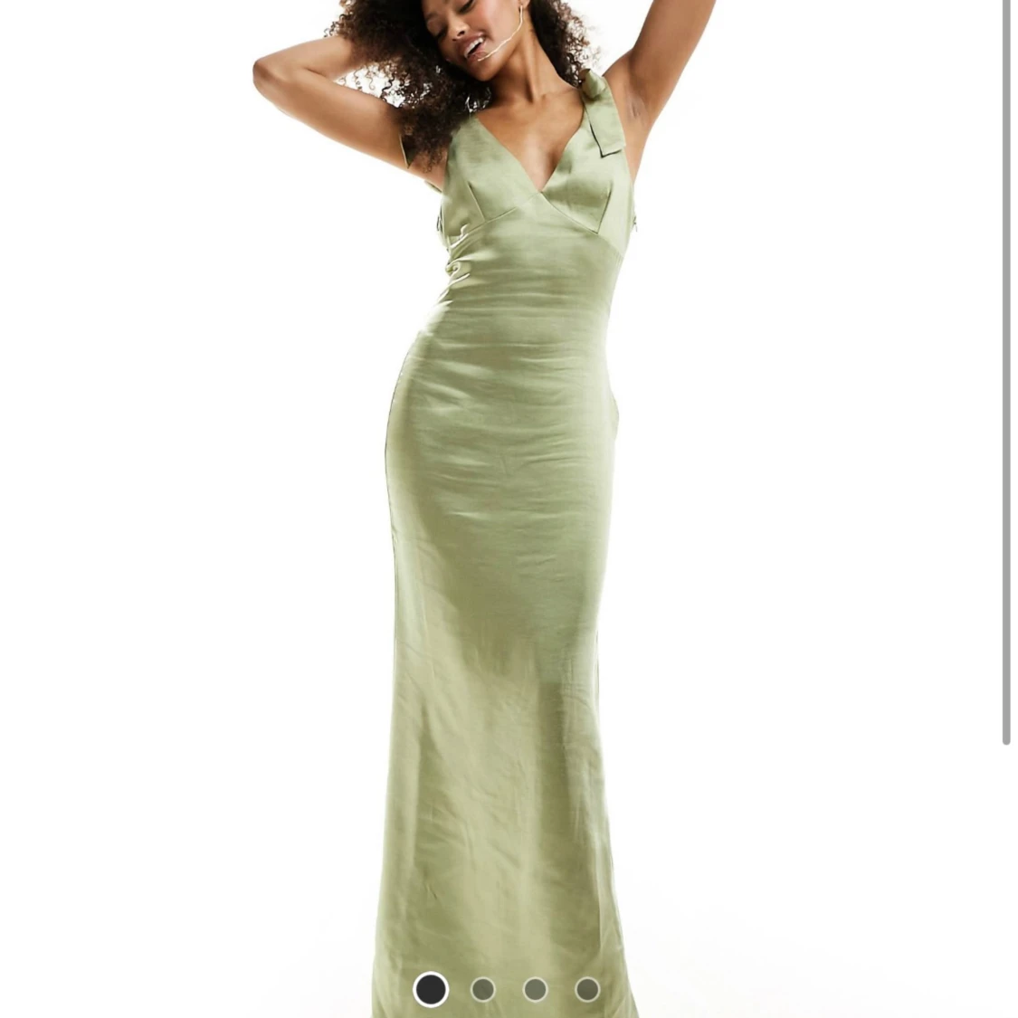 Grön långklänning  - 90