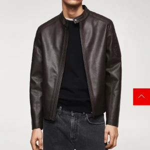 Brun skinnjacka  - Brun skinnjacka från mango, aldrig använd! 