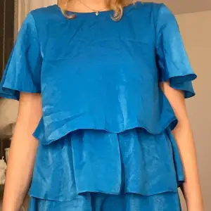 Blå superfin klänning från zara❤️ Lite defekt på baksidan😋