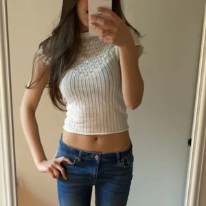 Vit topp  - supersöt vit topp från zara💗 