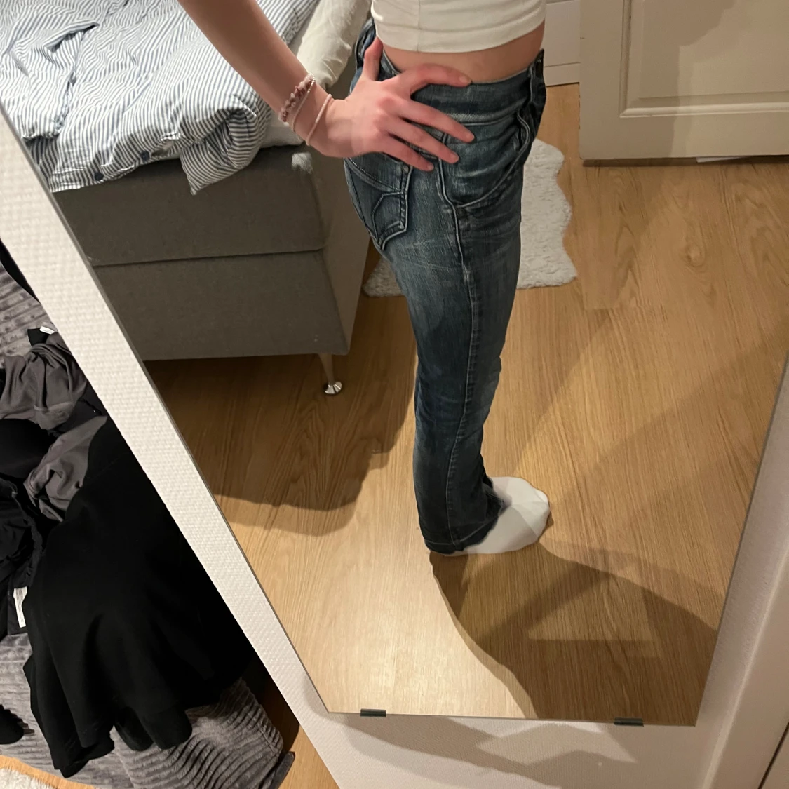 Lågmidjade jeans - 91