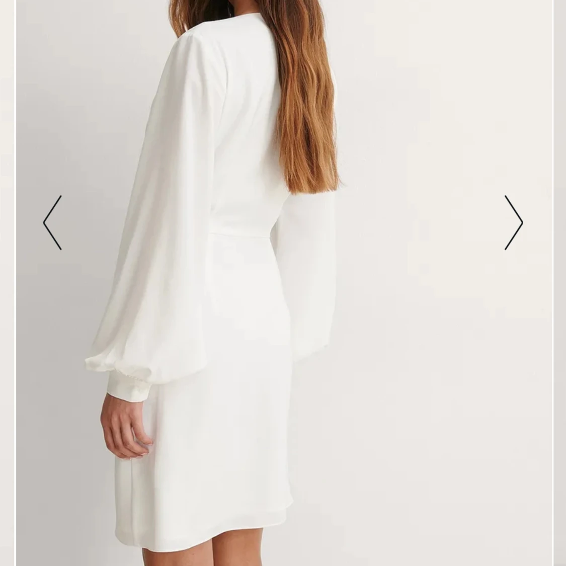 Vit klänning (aldrig använd) - 90