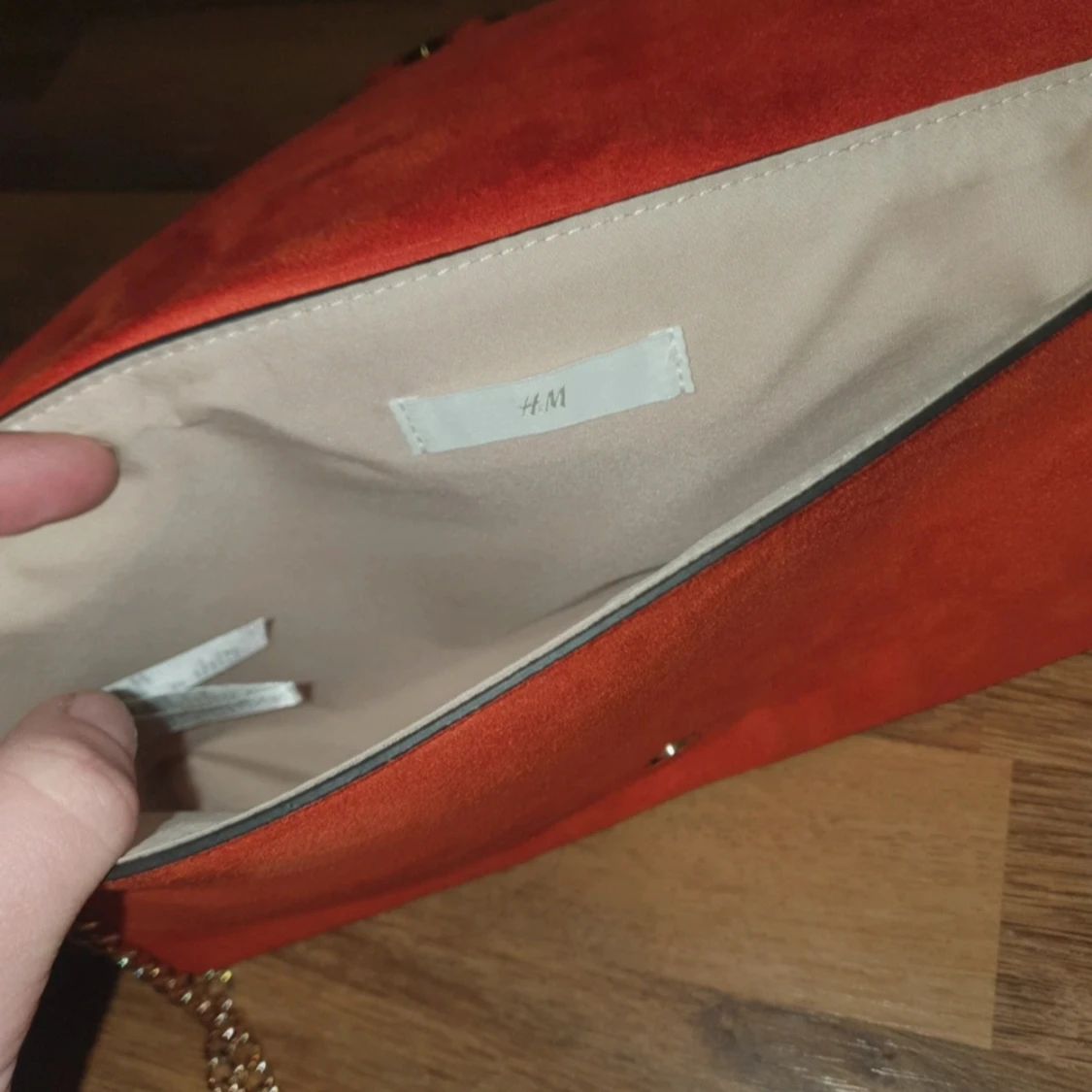 Röd/korall väska - 90