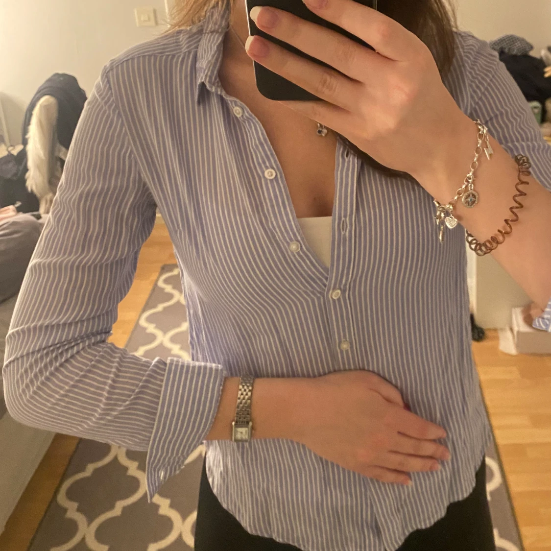 Figursydd skjorta - 90