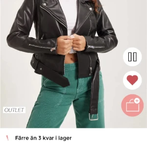 Skinnjacka från Nelly! - Oanvänd skinnjacka från nelly! Storlek 36, men passar mer 34 eftersom den är liten i storleken🙌🏻