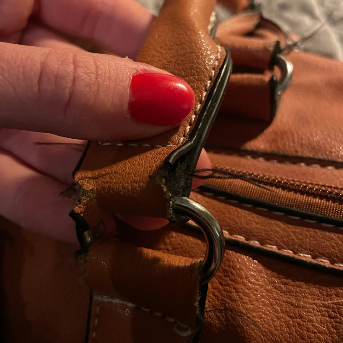 Brun handväska - 91