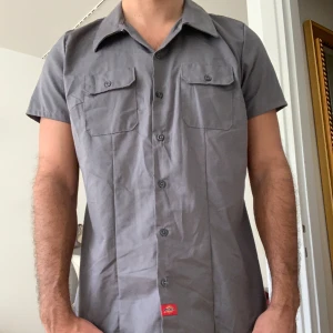 Dickies kortärmad skjorta - Jag är 177cm lång, 68kg.  Står storlek L men passar en S. 