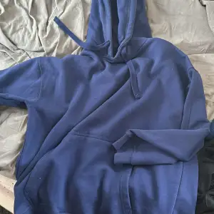 En blå snygg hoodie från Zara. Använd fåtal gånger. Säljer då jag har fler