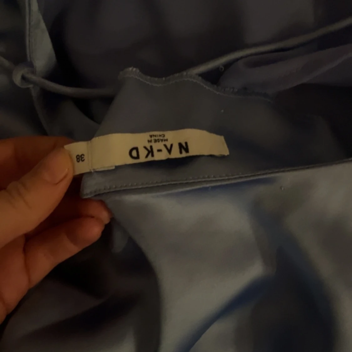 Blå festklänning - 91