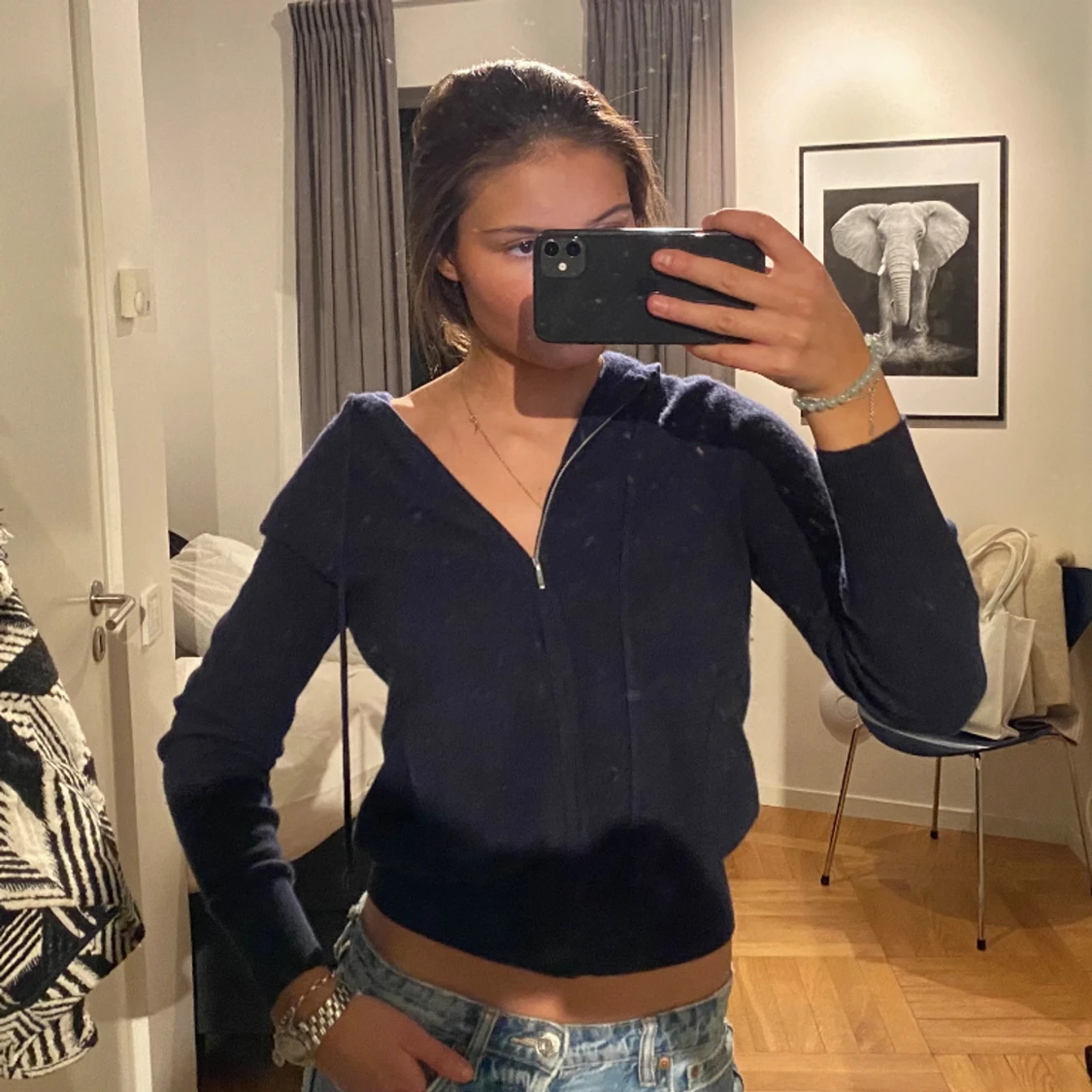 Soft Goat zip hoodie