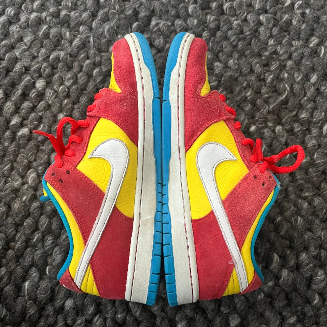 Nice sb dunk Simpson/halapeno red