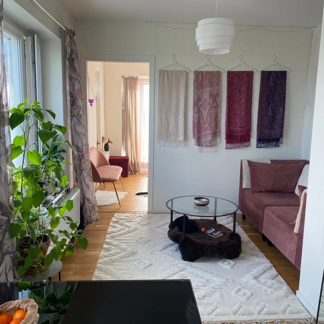 Rosa soffa retro - 90