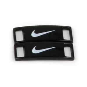 Black swoosh lace buckel  - Black swoosh lace buckel