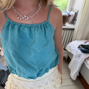 Linnetopp - Så fin sommartopp i linne 💙