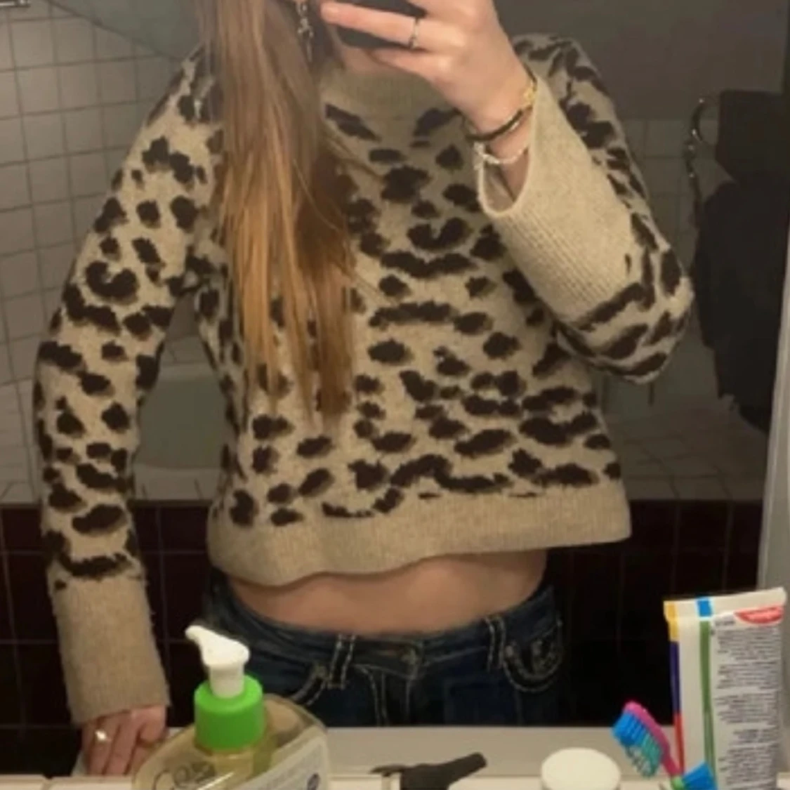 Leopard tröja  - 90