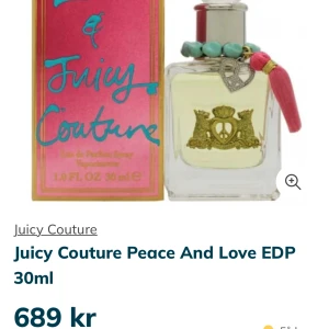 Juicy Couture parfym  - Supergod doft från Juicy som är ungefär lite mer än en femtedel använd. Säljer pga av att jag inte tycker doften passar mig. Den doftar blommigt och sött. Perfekt inför sommaren💗Nypris lite under 700 kr, säljer för 350 kr då den är använd. 