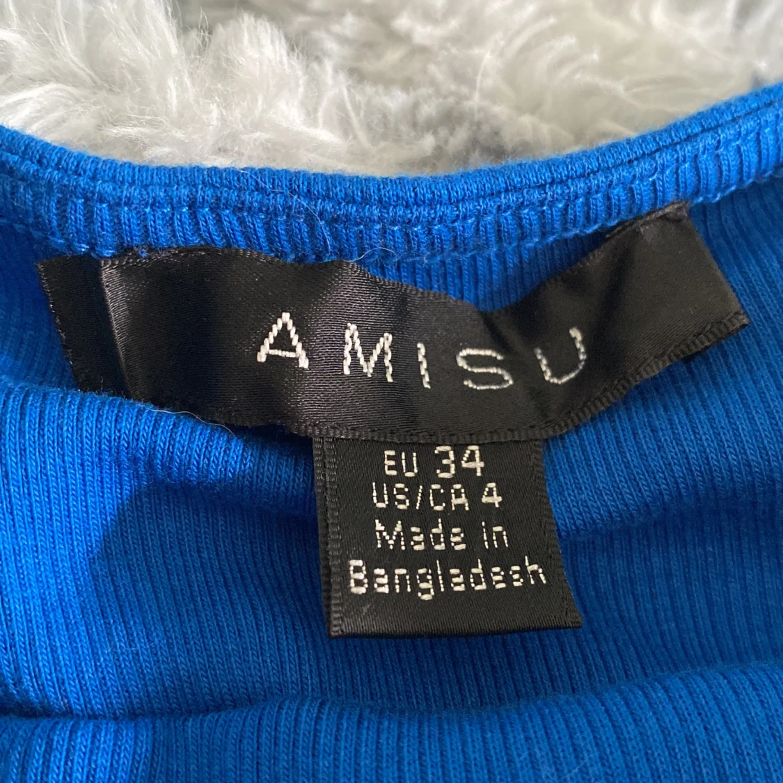 Tight blå klänning - 90