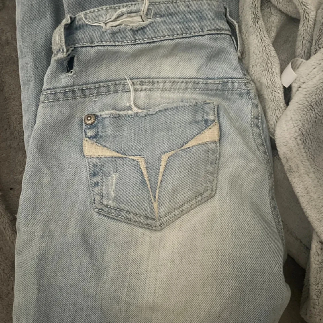 Lågmidjade jeans  - 90