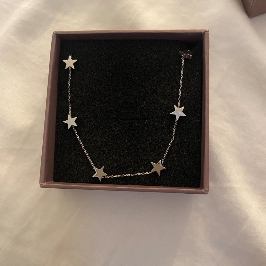 Silver halsband  - 90