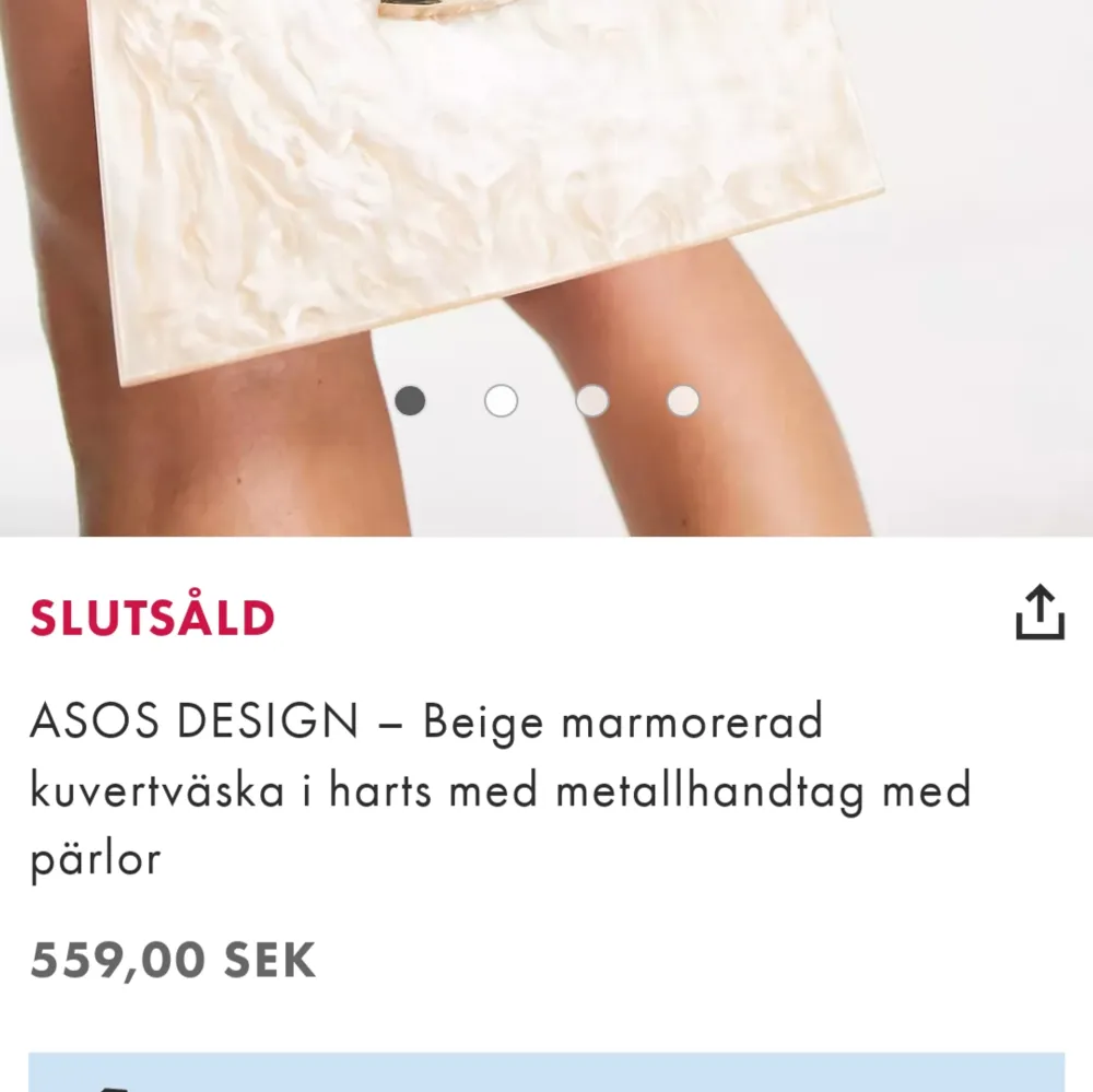 Asos Design Väska som är slut såld!! Är perfekt för bal eller andra speciella tillfällen! Orginalpris 559kr säljer för 480kr!. Accessoarer.