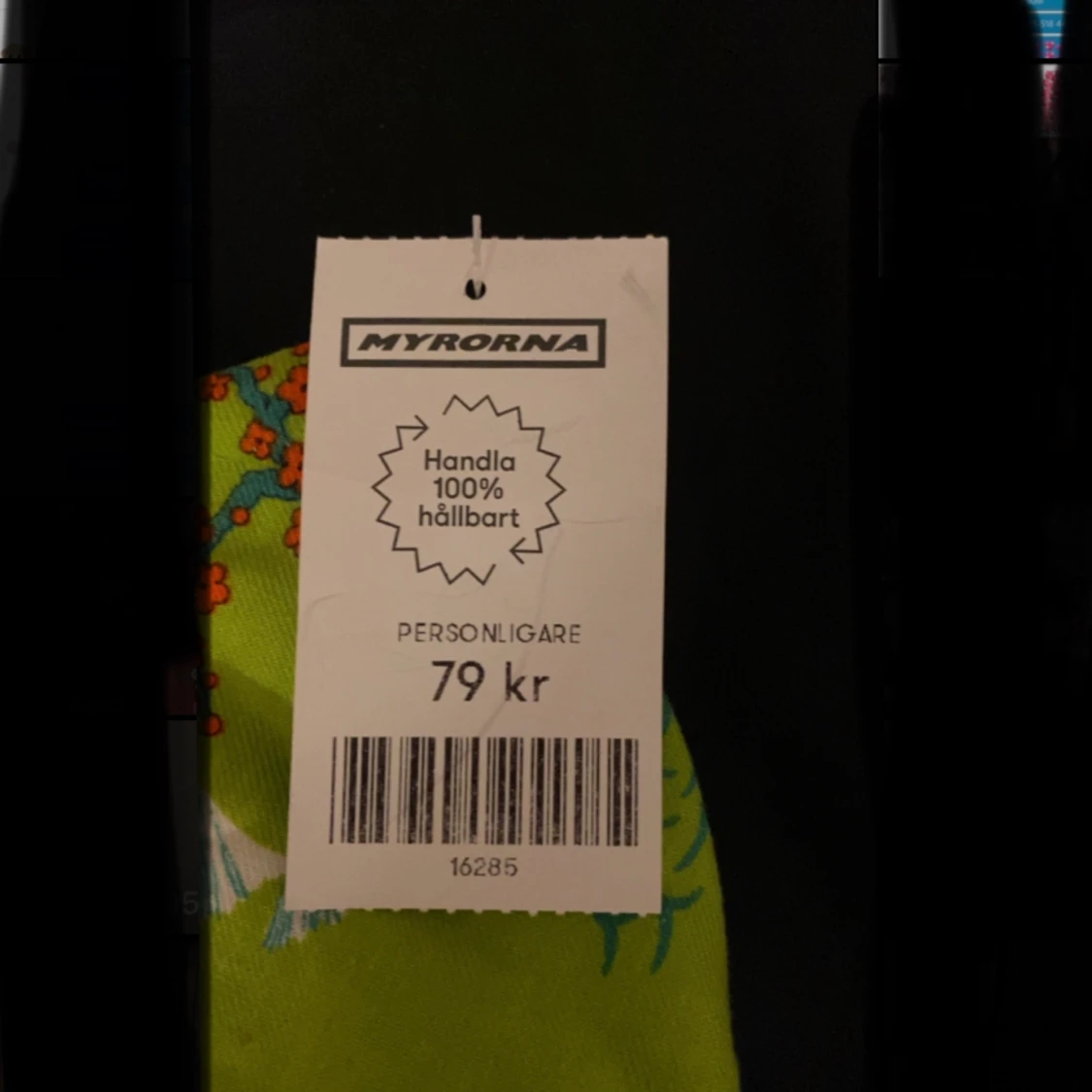 Grön blommig kjol - 2