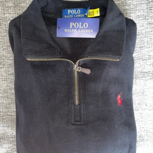 Svart Polo Ralph Lauren HalfZip - Stilig Halfzip. Bra kvalitet. Storlek: S / 170cm