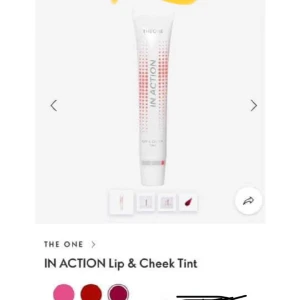 In action lip and cheek tint  - Spänstig makeup för kinder, läppar och fransar. Högpresterande resultat, extremt svettsäkra formuleringar och långvariga sminklösningar för den ultraaktiva kvinnan. Alltid boostade med antioxidanter. Ordinarie pris 185, nu bara 70!!🤩