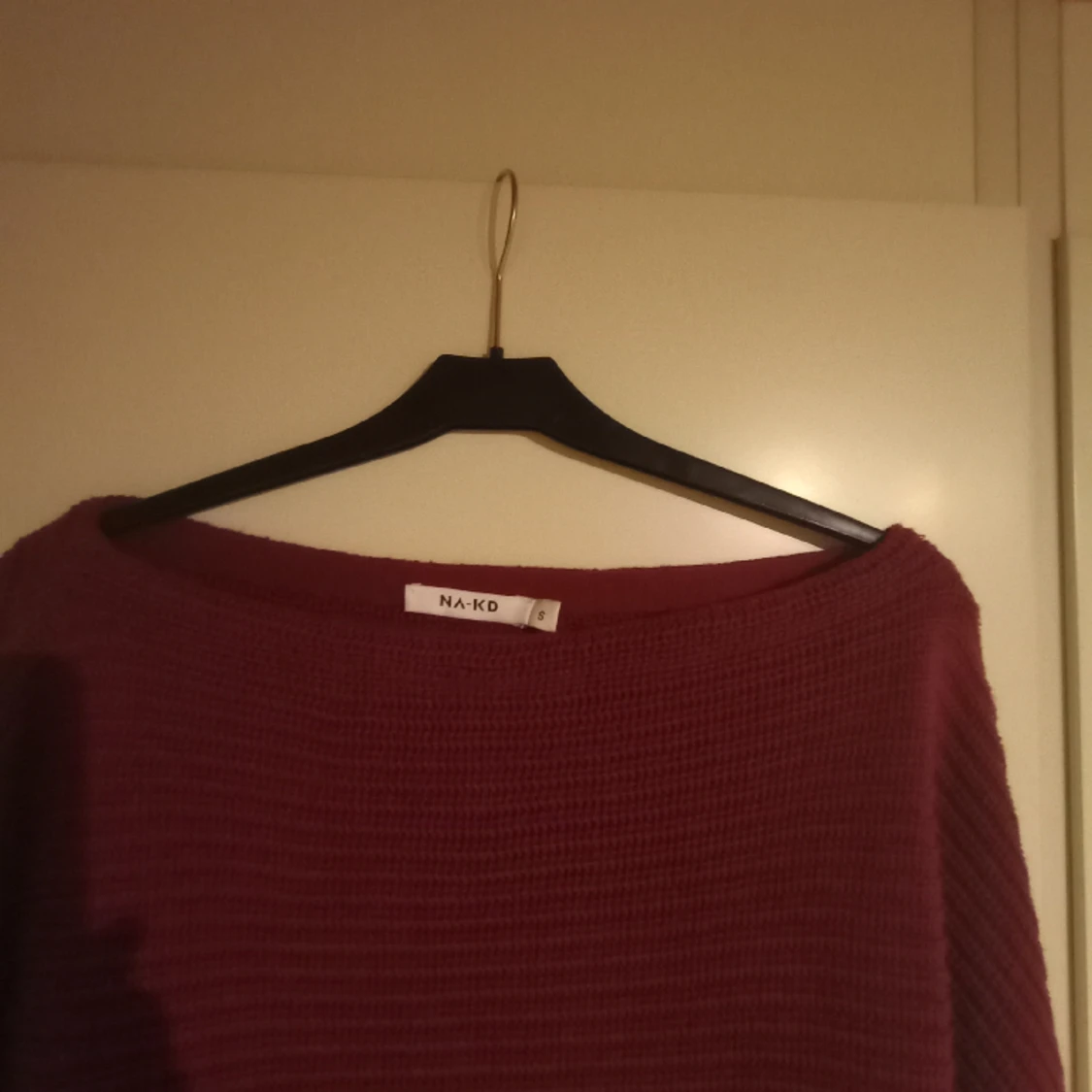 mörkröd tröja - 90
