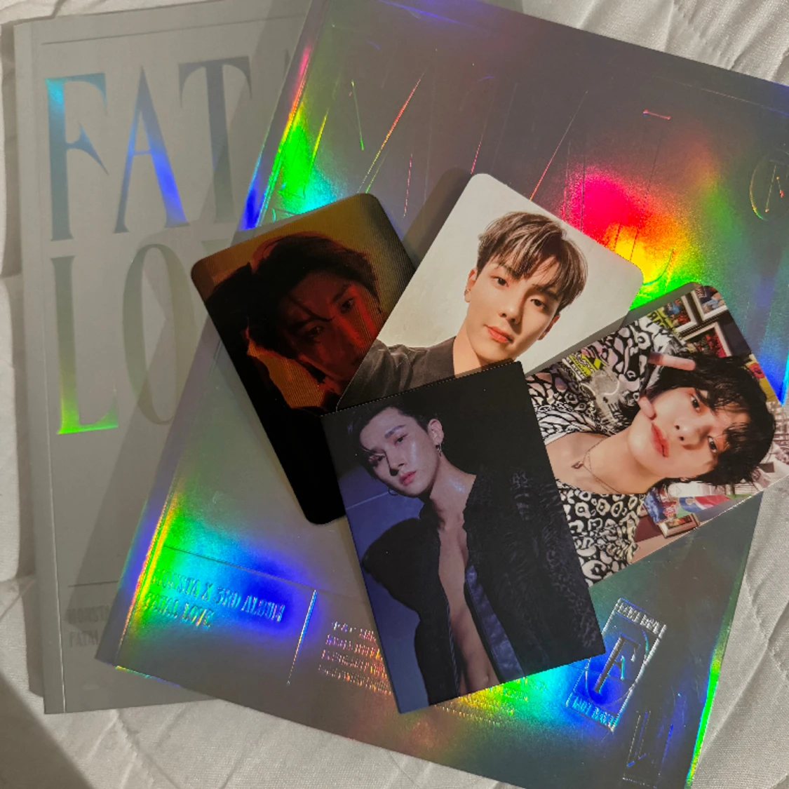 Monsta X Fatal Love album 4 verisioner + Photocards - 90