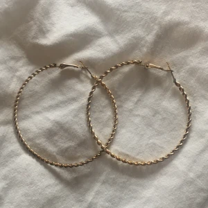 Örhänge - Guldfärgade ringar💗