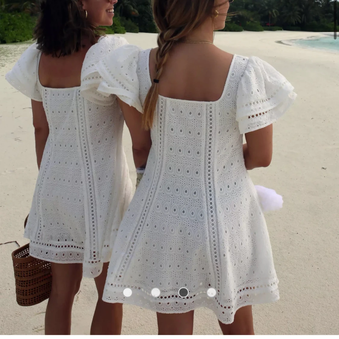 Vit miniklänning - 91