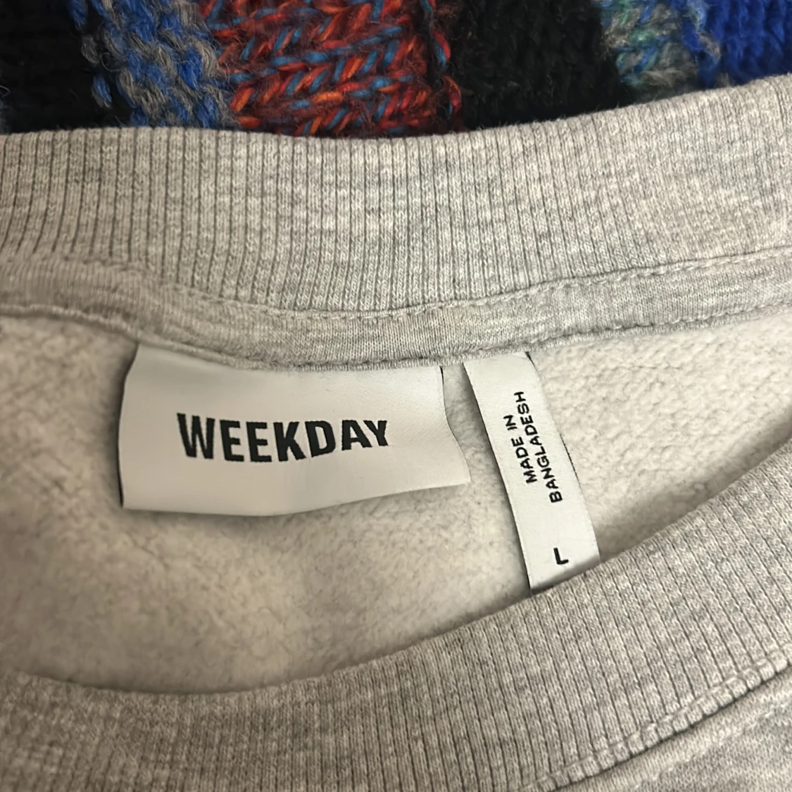 Grå Sweatshort Weekday - 26