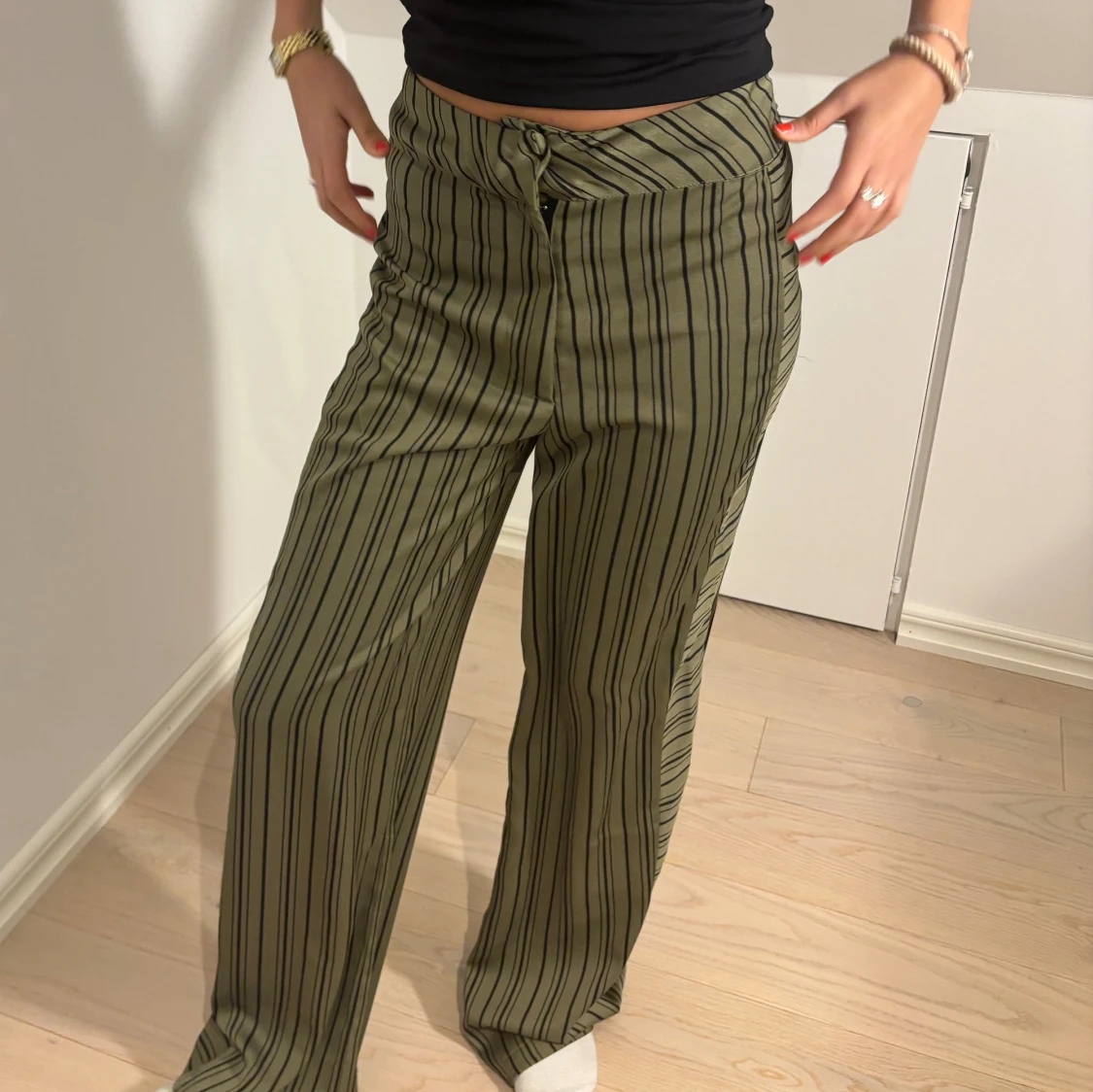 Mönstrade kostymbyxor