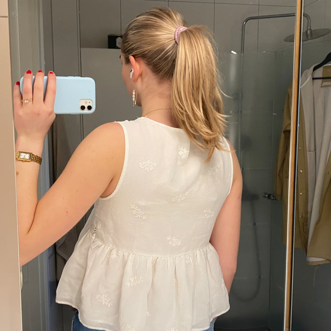 Vit blus från Zara - 90