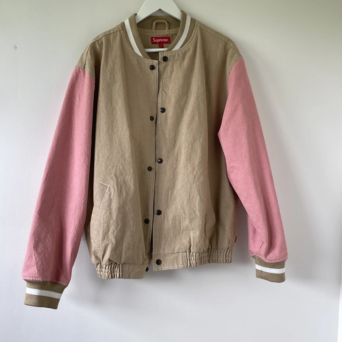 Vintage Supreme varsity jacket - 1