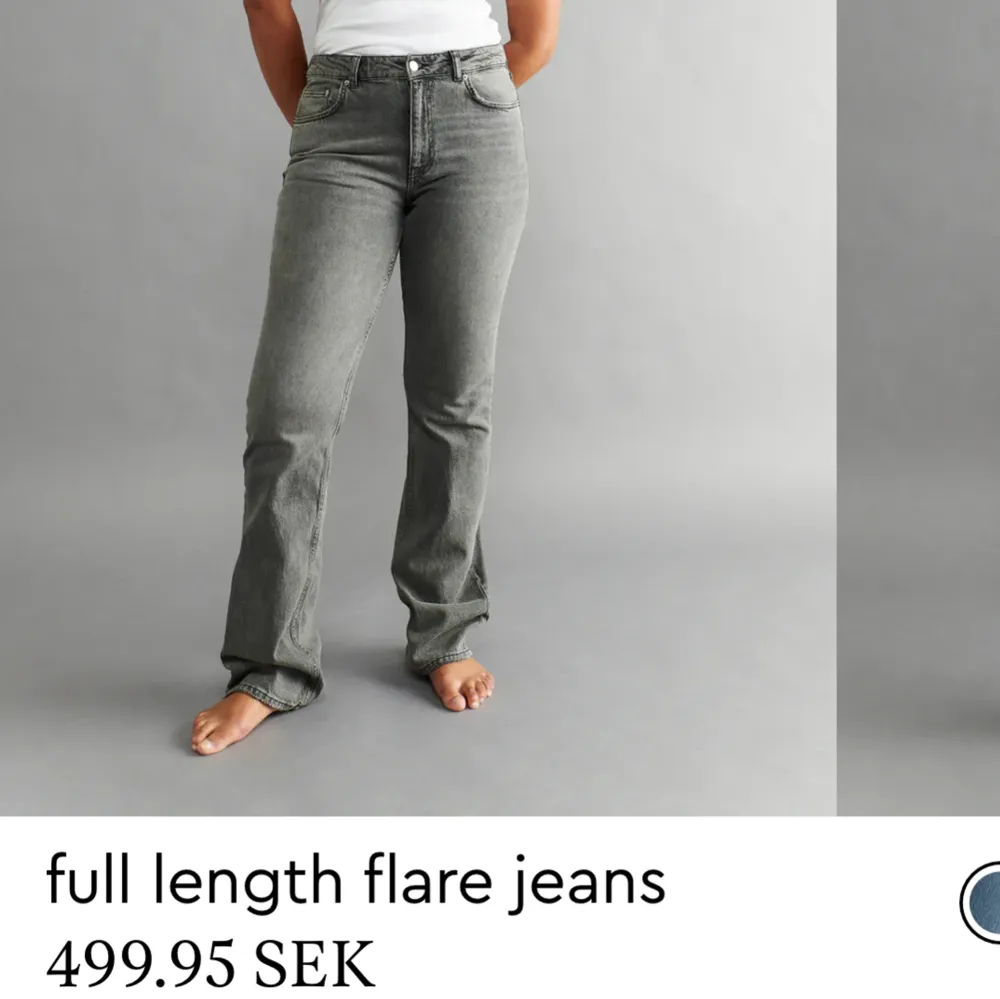 Säljer mina gråa jeans ifrån gina tricot i storlek 34. knappt använda köpta för 499kr! säljs för 250 inklusive frakt! . Jeans & Byxor.