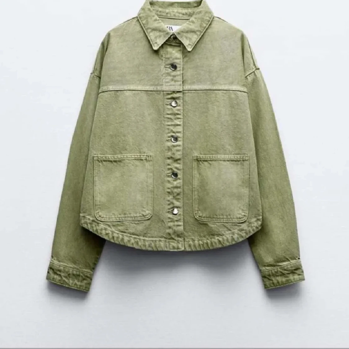 Grön jeansjacka 