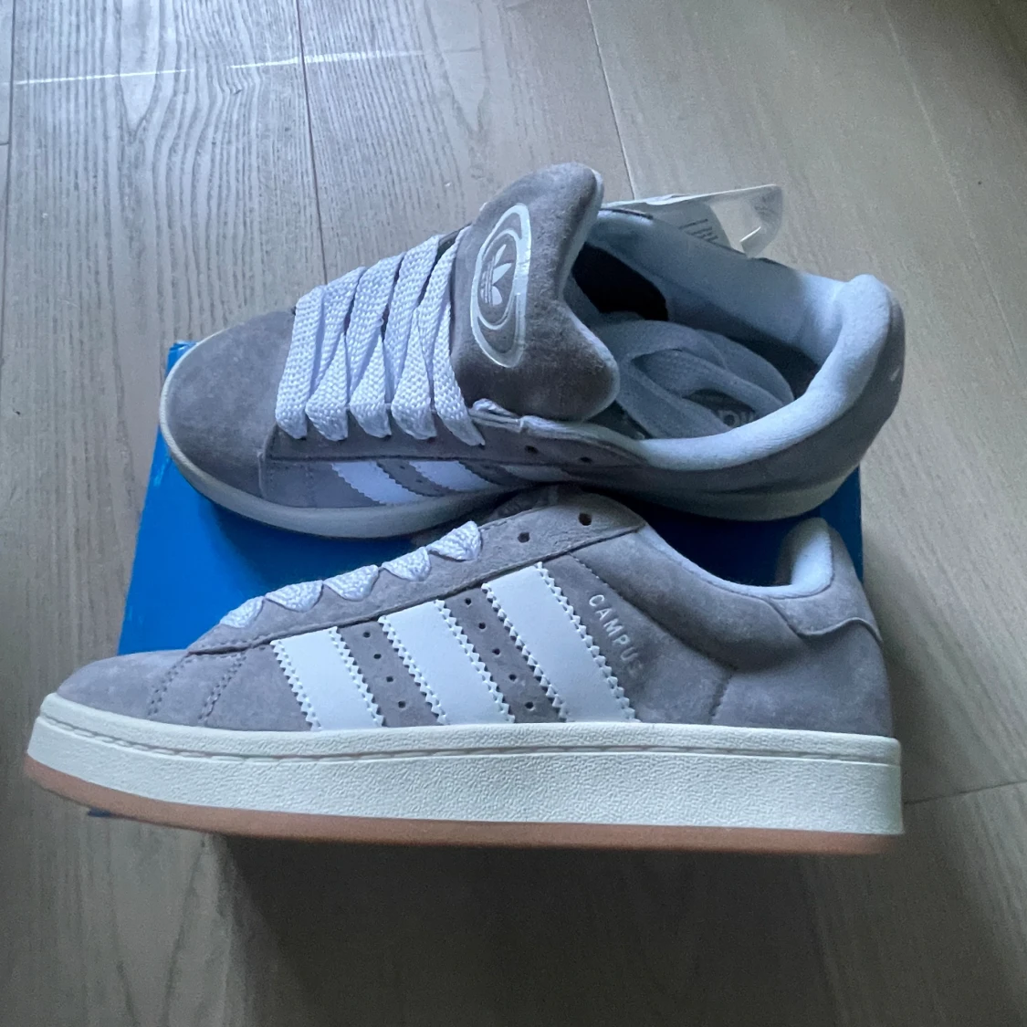 Adidas campus 00s gray white” - 90