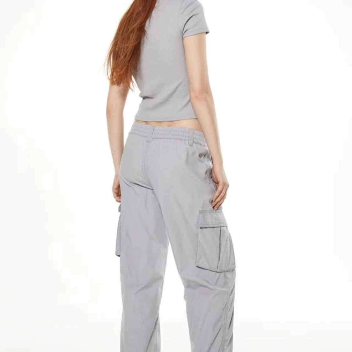 Gråa cargobyxor, H&M, Dam strl 38 - 90