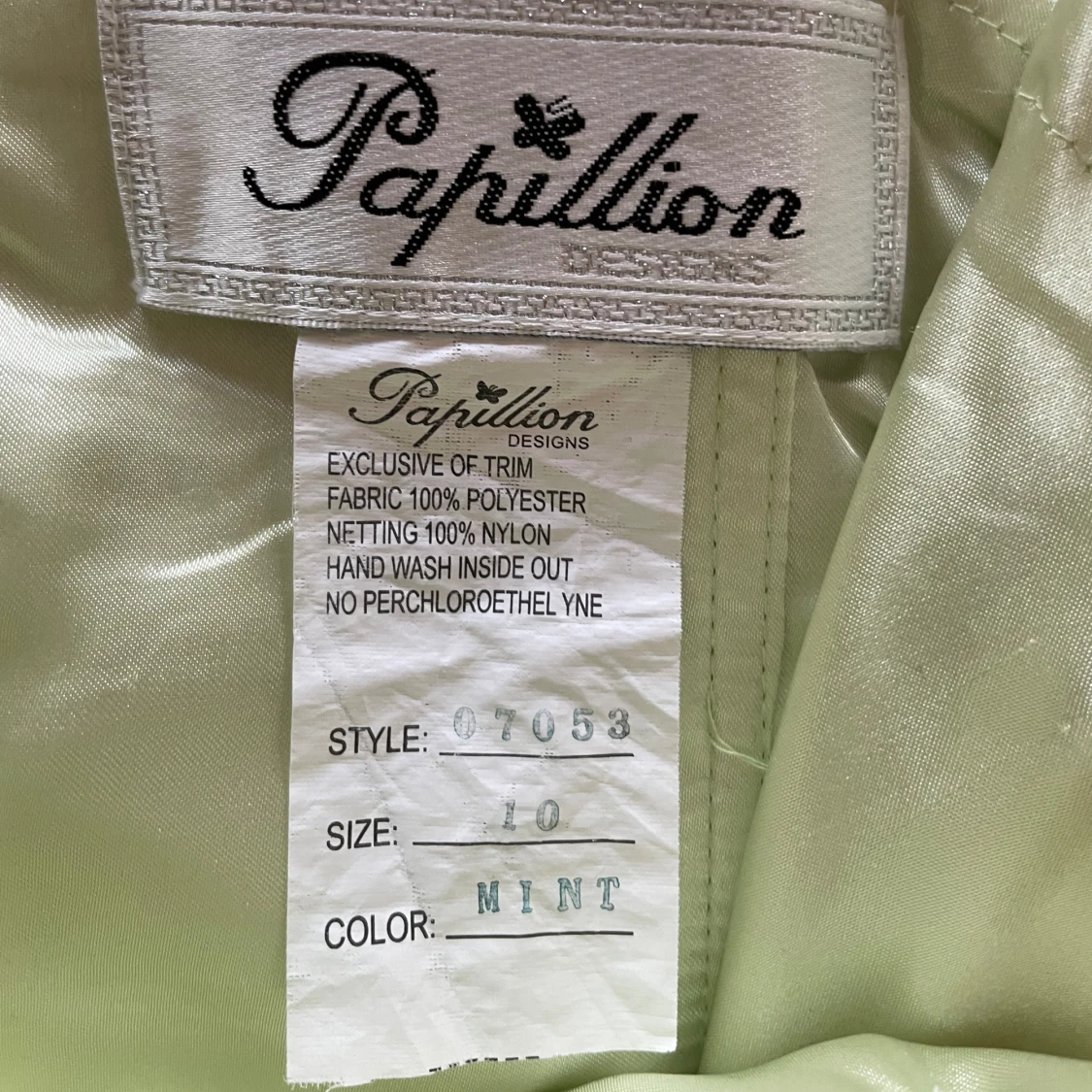 Grön fest klänning 500kr - 91