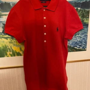 Ralph Lauren Red Polo  - Röd ralph lauren tennis tröja slim fit ny 