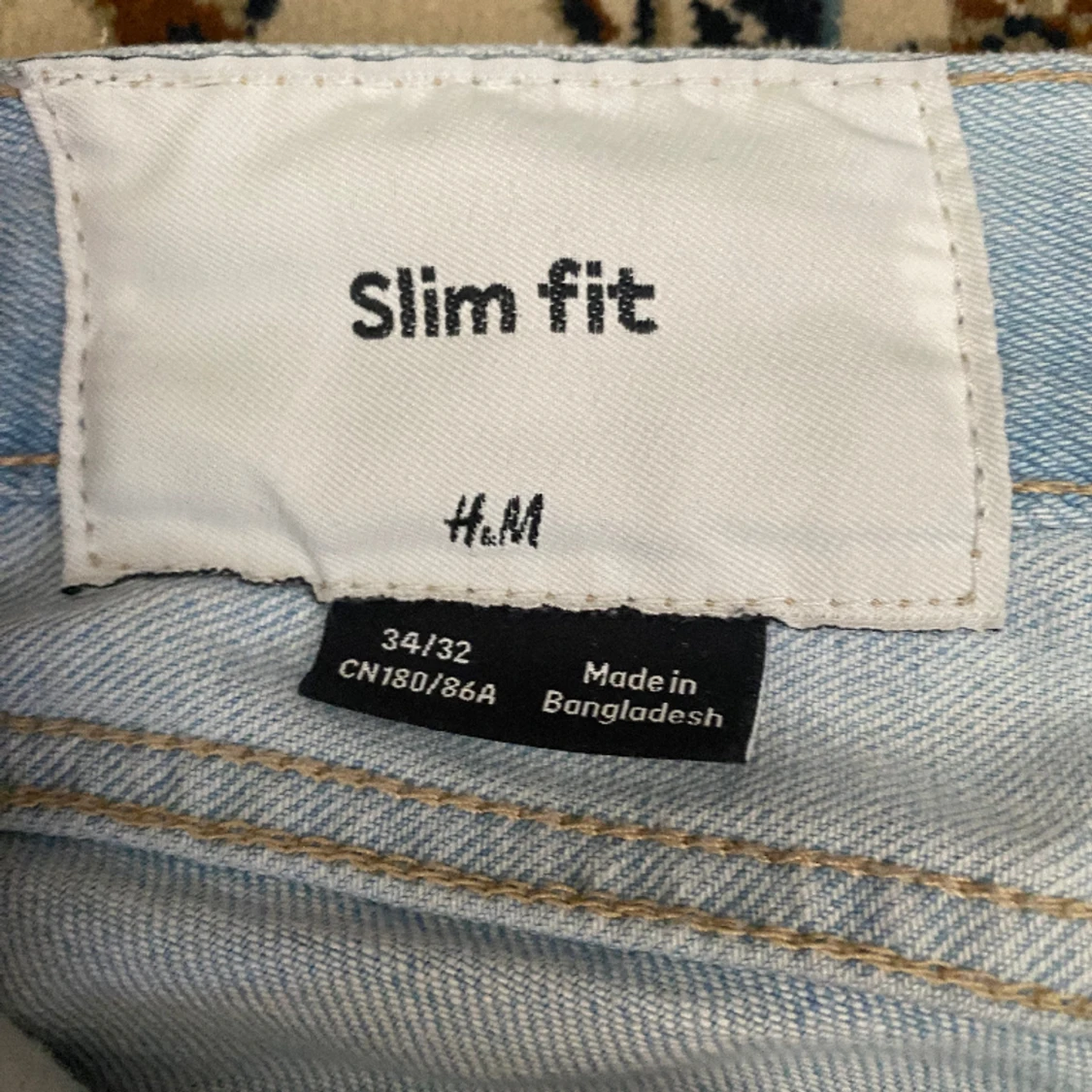 Ljus blåa jeans  - 90