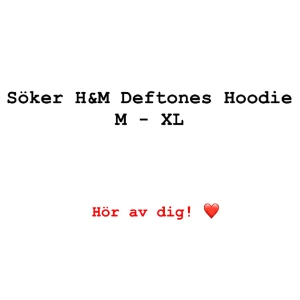 H&M Deftones Hoodie Band T-shirt Rock Metal - Söker den svarta och röda H&M Deftones Hoodien som är slutsåld, please hit me up 🙏🏼🙏🏼🙏🏼🫶🏼