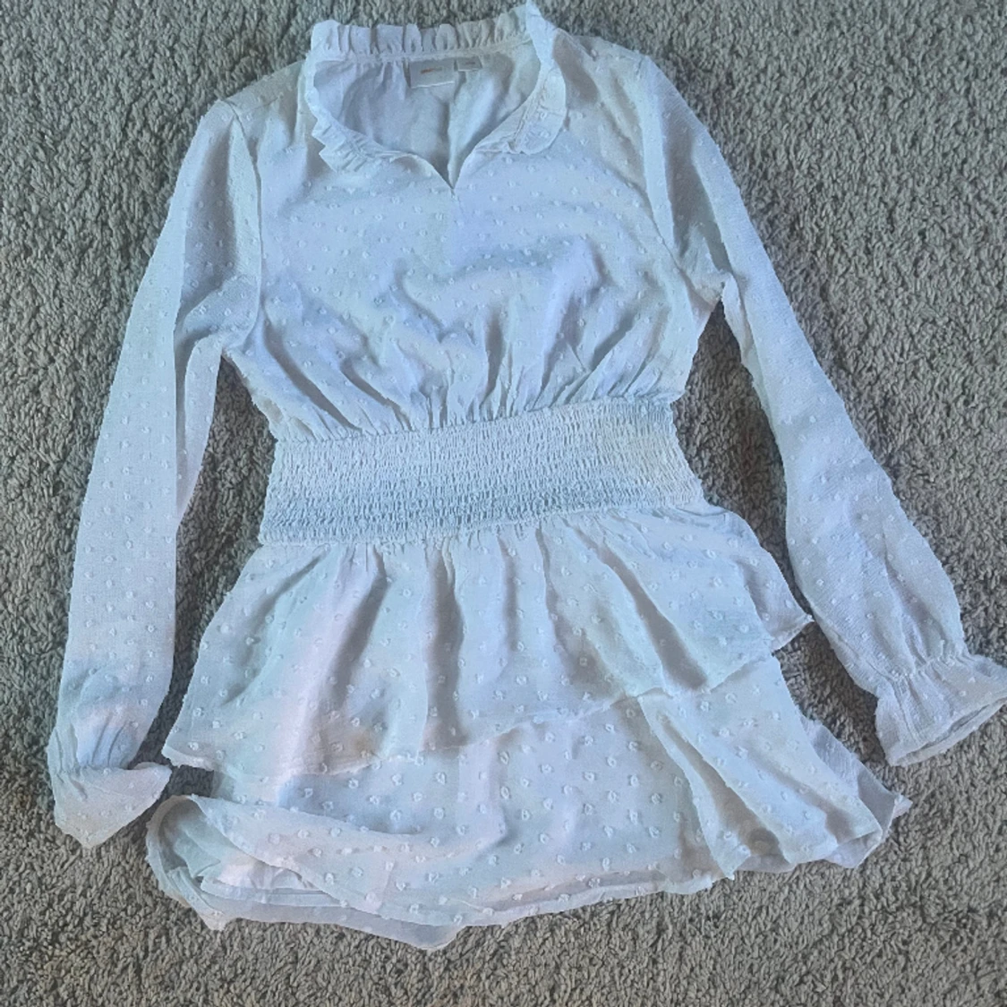 Vit klänning i nyskick!❣️❣️ - 90