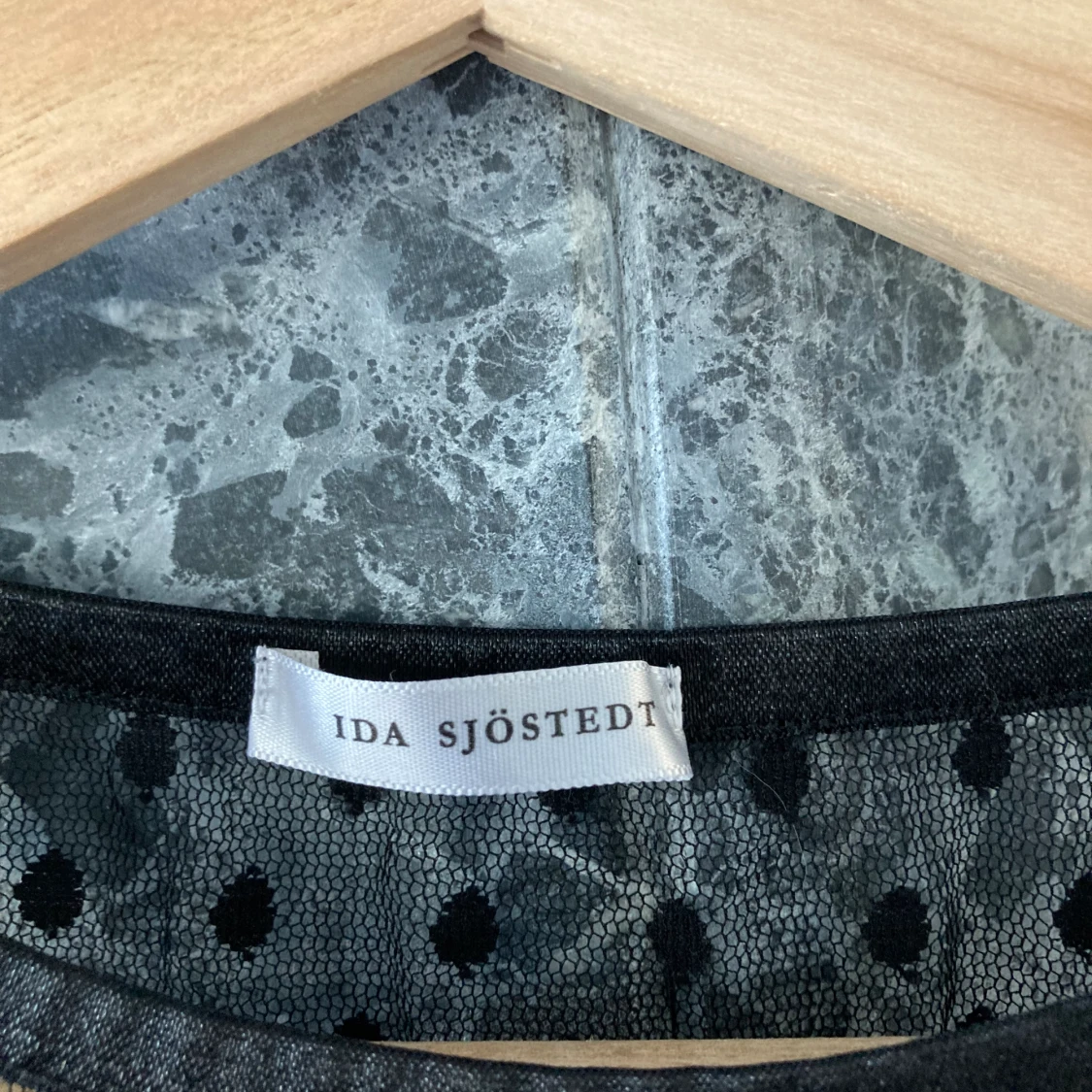 Svart spets tröja - 92